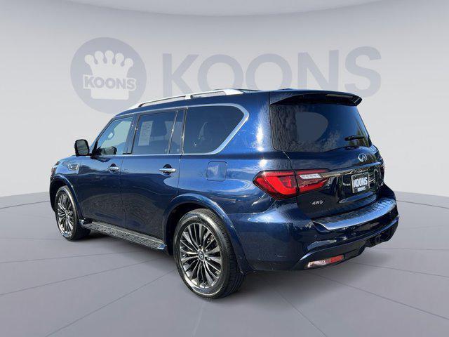 used 2021 INFINITI QX80 car, priced at $36,000