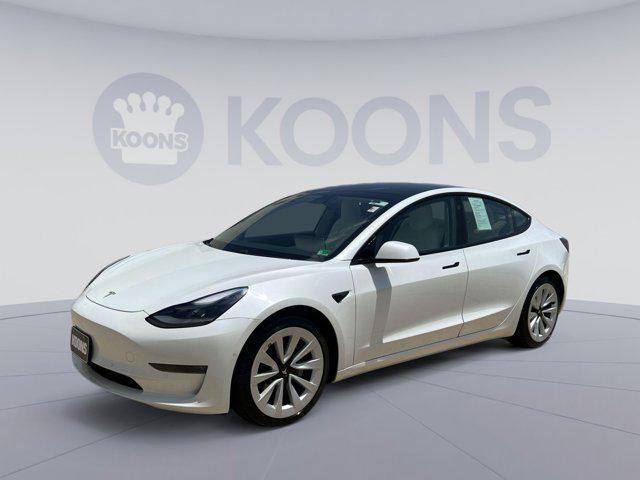 used 2021 Tesla Model 3 car, priced at $21,000