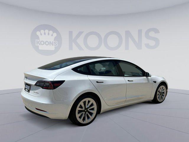 used 2021 Tesla Model 3 car, priced at $21,000