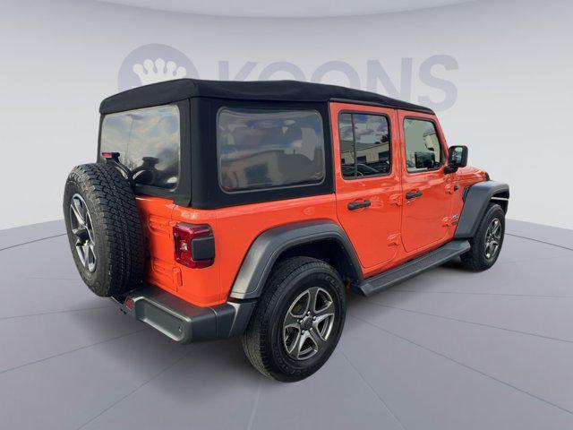 used 2018 Jeep Wrangler Unlimited car, priced at $17,500