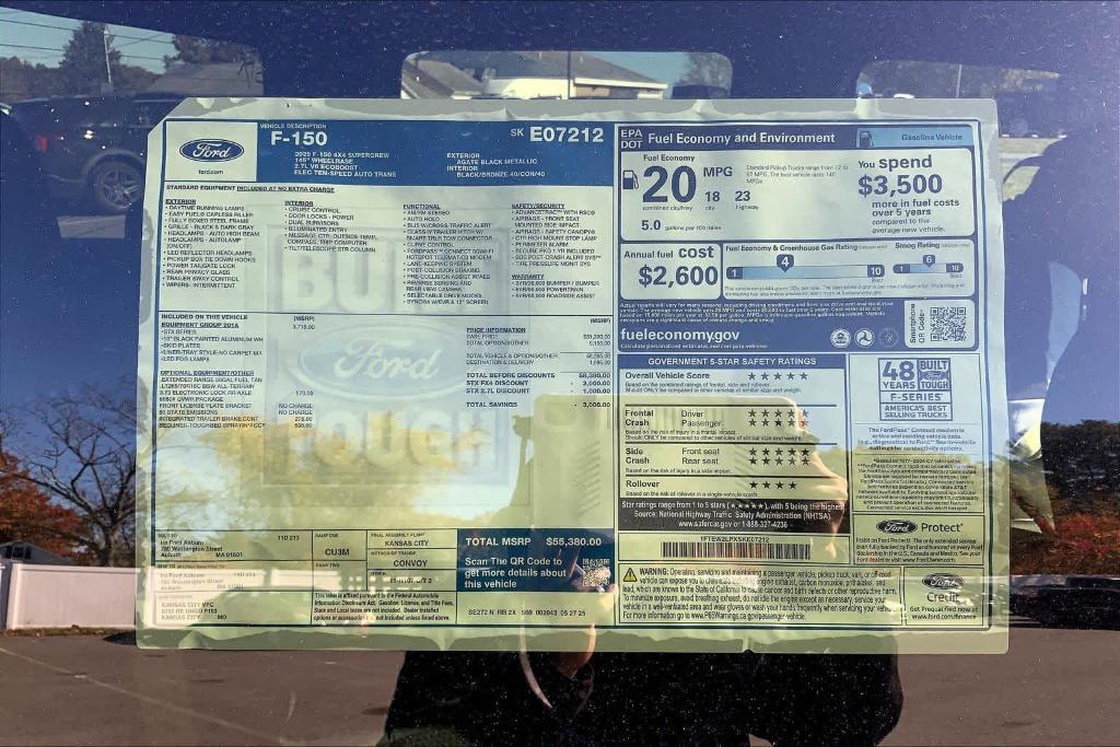 new 2025 Ford F-150 car, priced at $49,035