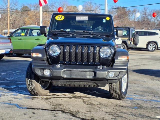 used 2022 Jeep Wrangler car, priced at $33,640