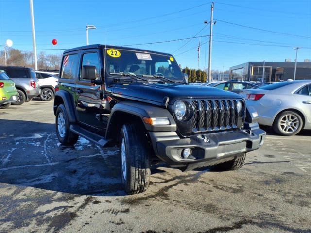 used 2022 Jeep Wrangler car, priced at $33,640