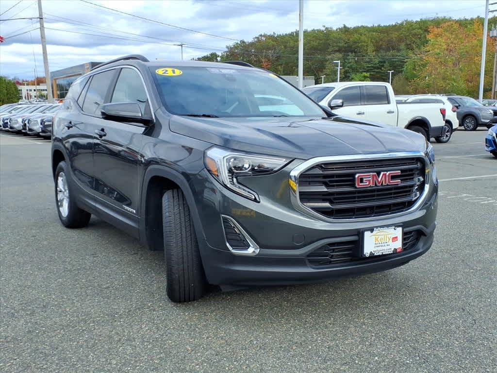 used 2021 GMC Terrain car, priced at $21,419