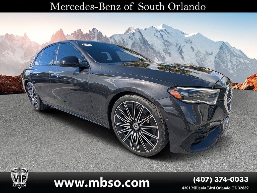 used 2025 Mercedes-Benz E-Class car, priced at $64,999