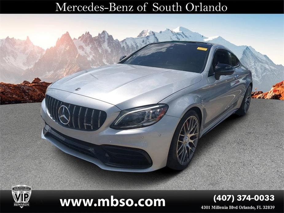 used 2023 Mercedes-Benz AMG C 63 car, priced at $79,999