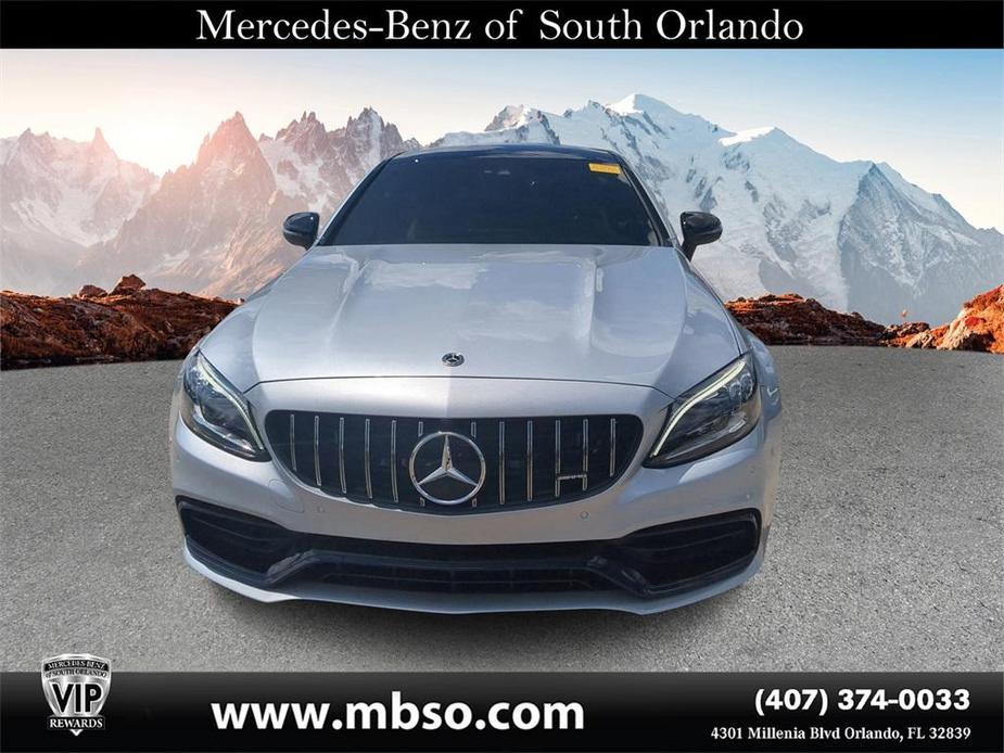 used 2023 Mercedes-Benz AMG C 63 car, priced at $79,999