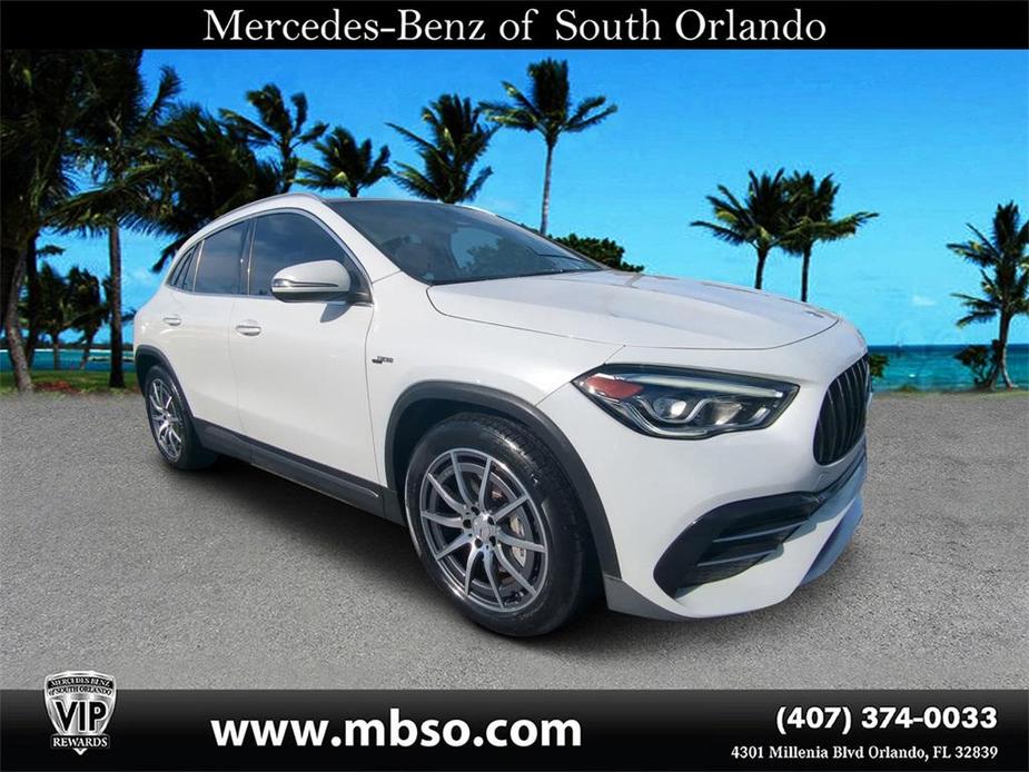 used 2021 Mercedes-Benz AMG GLA 35 car, priced at $33,199