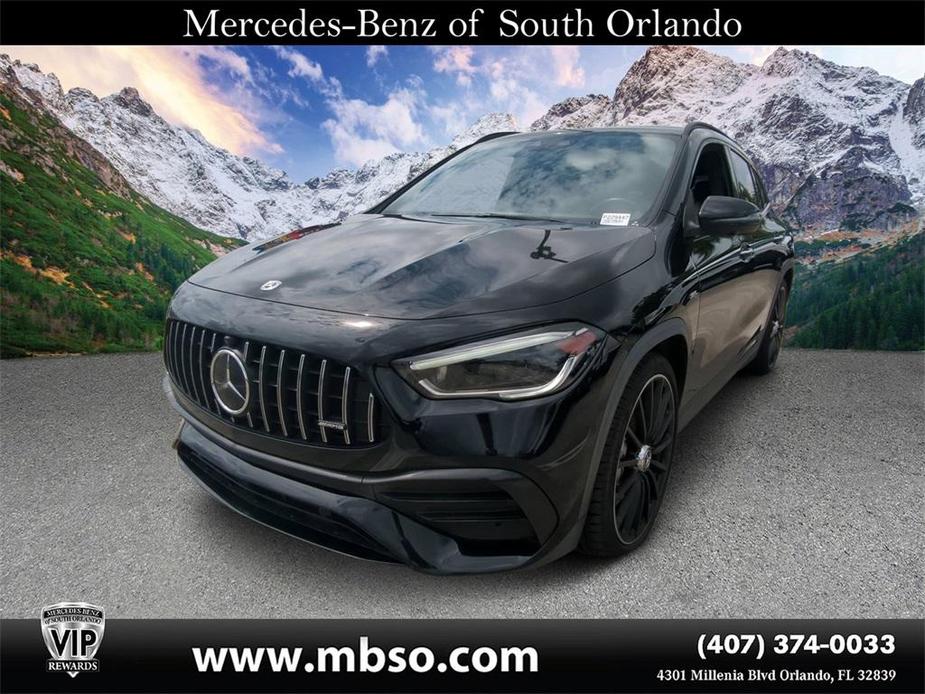 used 2021 Mercedes-Benz AMG GLA 35 car, priced at $35,499