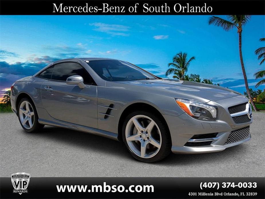 used 2015 Mercedes-Benz SL-Class car, priced at $35,899