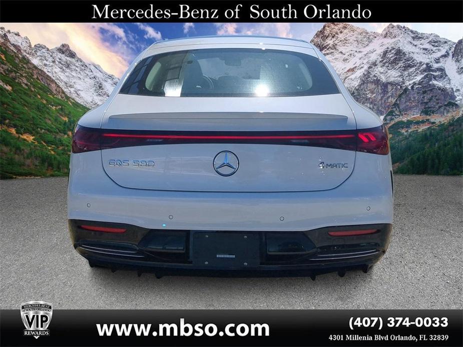 new 2024 Mercedes-Benz EQS 580 car, priced at $129,750