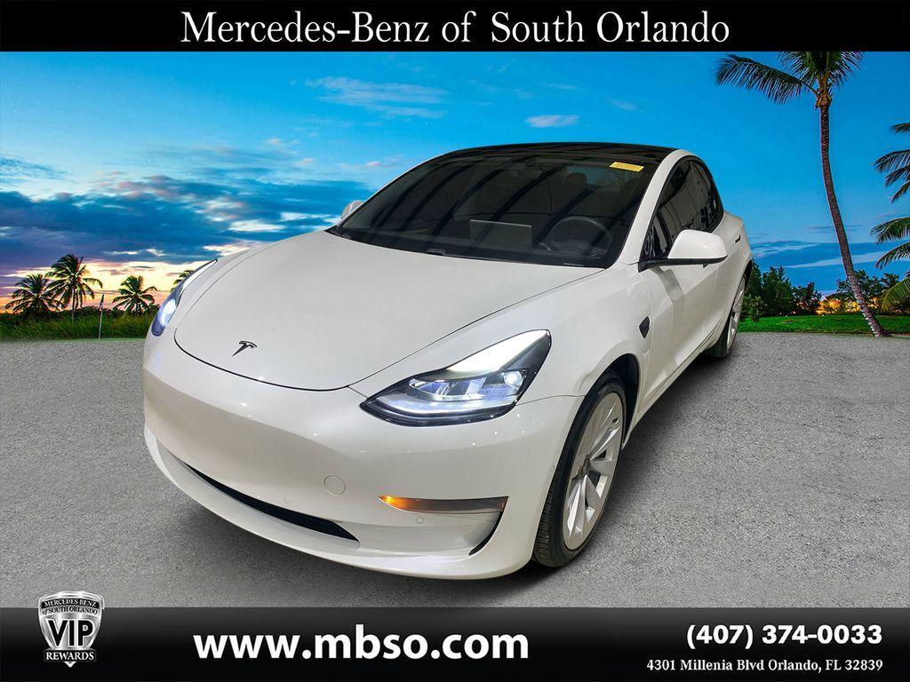 used 2021 Tesla Model 3 car, priced at $22,299