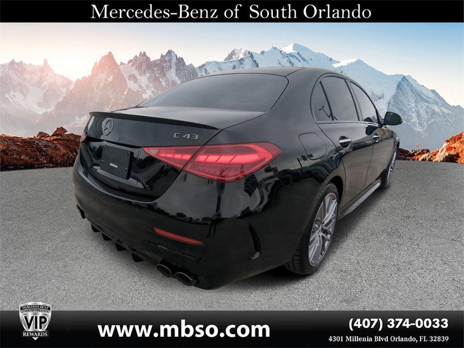 used 2025 Mercedes-Benz AMG C 43 car, priced at $66,799