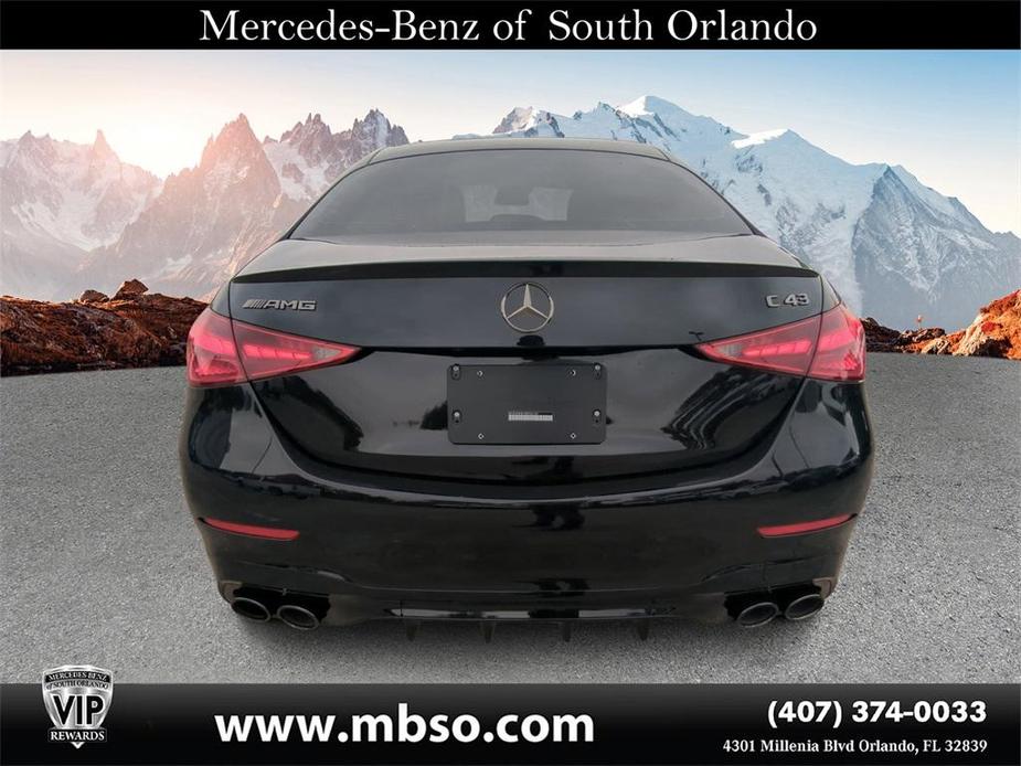 used 2025 Mercedes-Benz AMG C 43 car, priced at $66,799