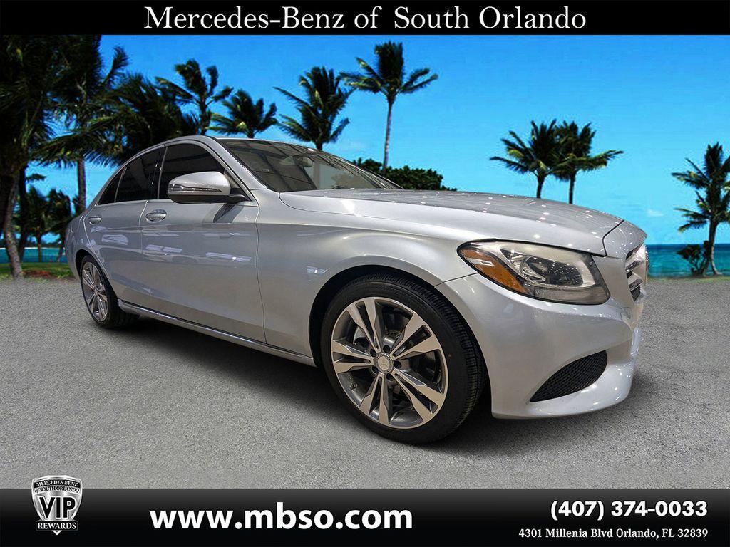 used 2017 Mercedes-Benz C-Class car, priced at $12,799