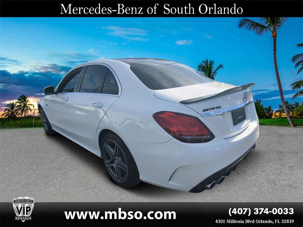 used 2020 Mercedes-Benz AMG C 43 car, priced at $36,799