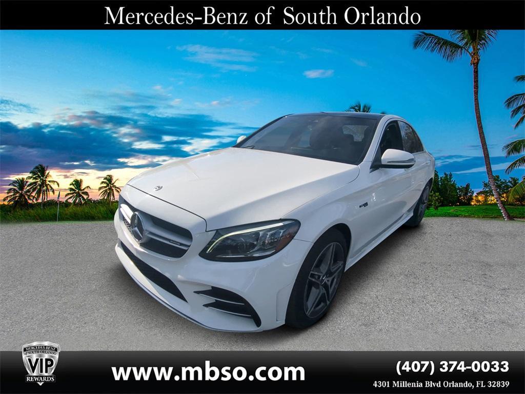 used 2020 Mercedes-Benz AMG C 43 car, priced at $36,799