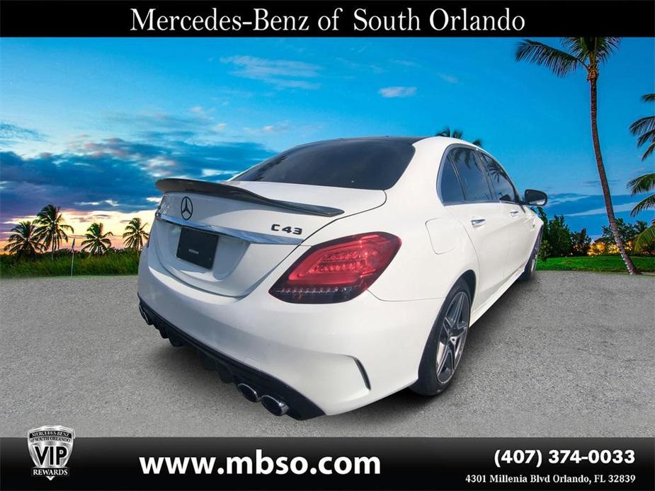 used 2020 Mercedes-Benz AMG C 43 car, priced at $36,799