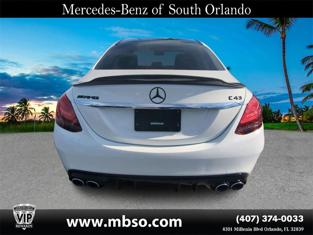 used 2020 Mercedes-Benz AMG C 43 car, priced at $36,799