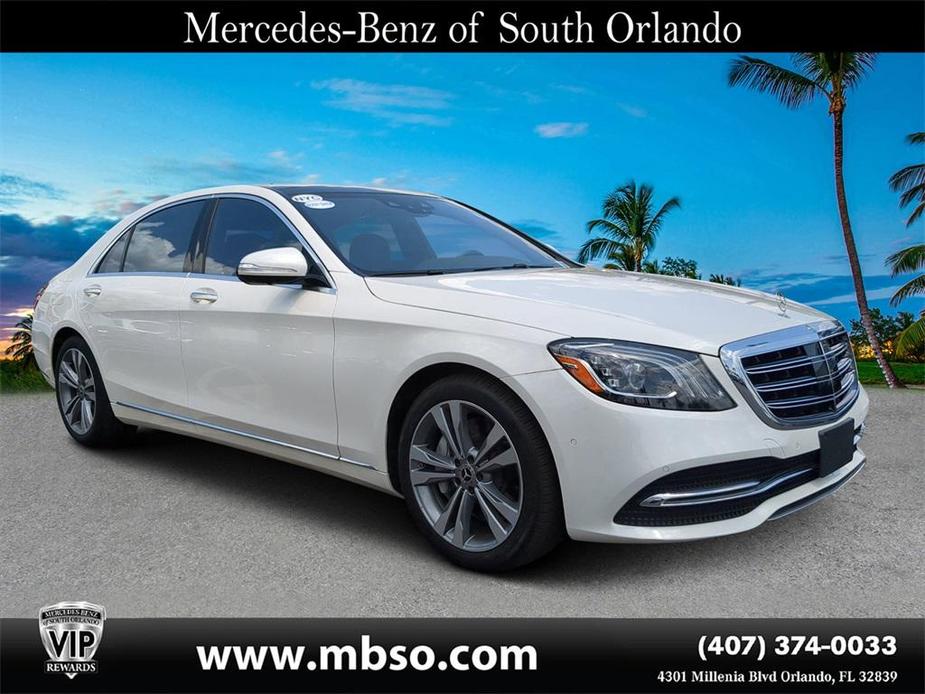 used 2020 Mercedes-Benz S-Class car, priced at $46,499