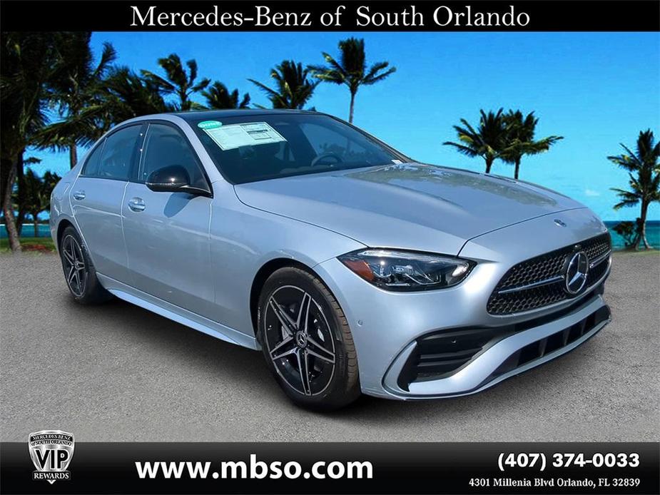 used 2024 Mercedes-Benz C-Class car, priced at $53,600