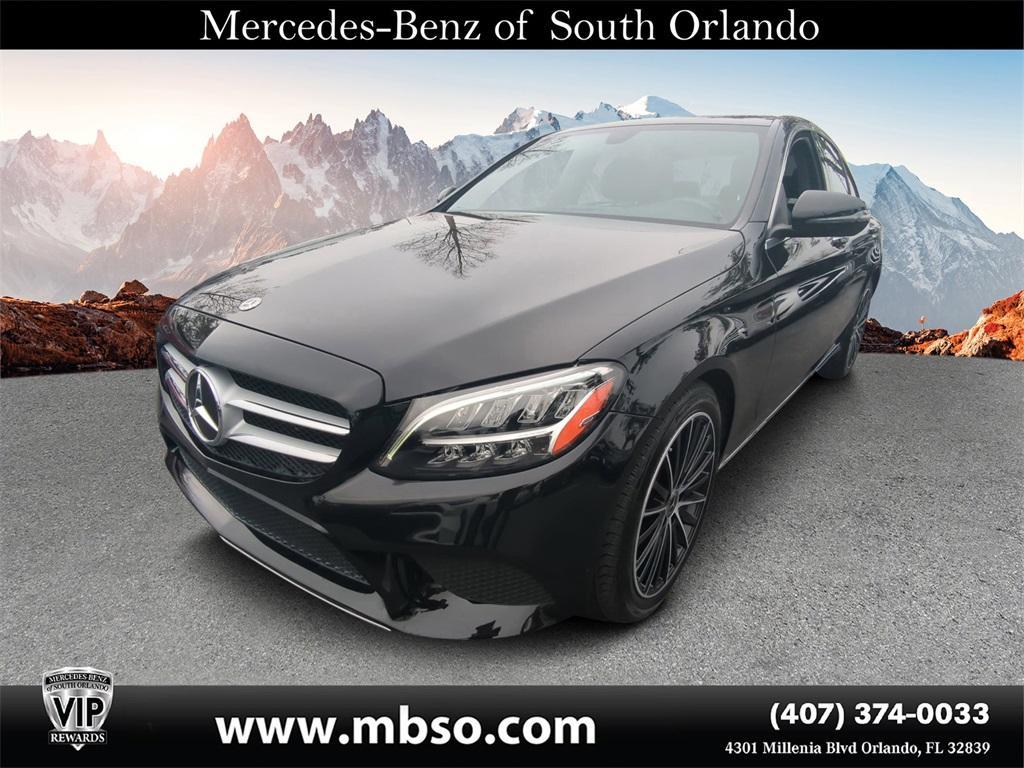 used 2021 Mercedes-Benz C-Class car, priced at $28,499