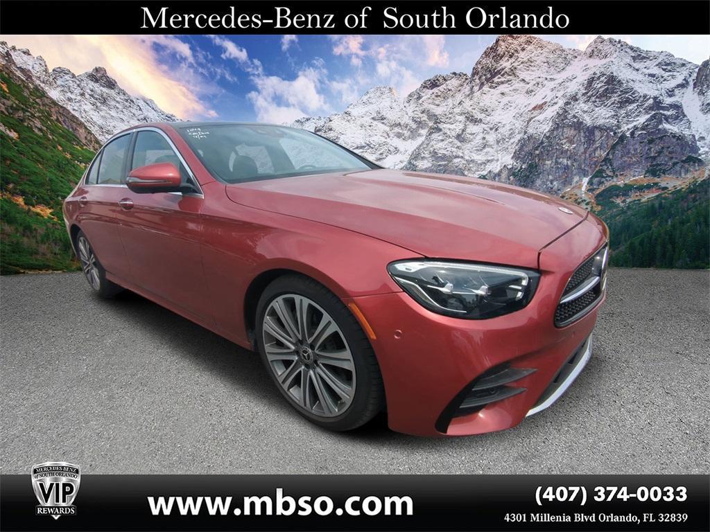 used 2022 Mercedes-Benz E-Class car, priced at $44,999