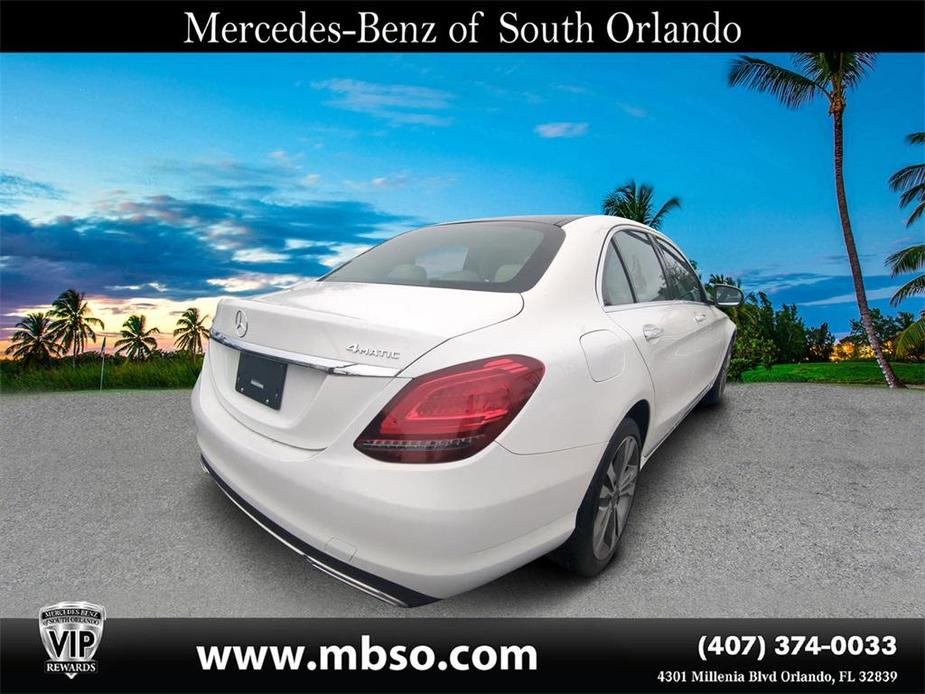 used 2021 Mercedes-Benz C-Class car, priced at $27,999