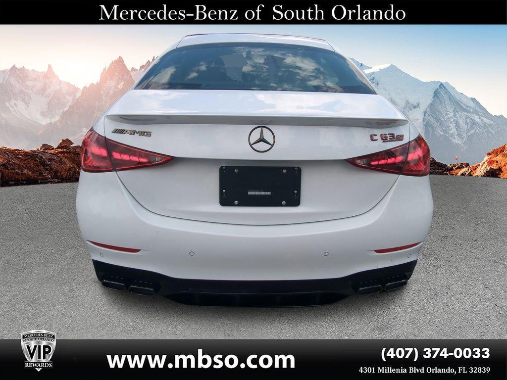 used 2025 Mercedes-Benz AMG C 63 car, priced at $77,999