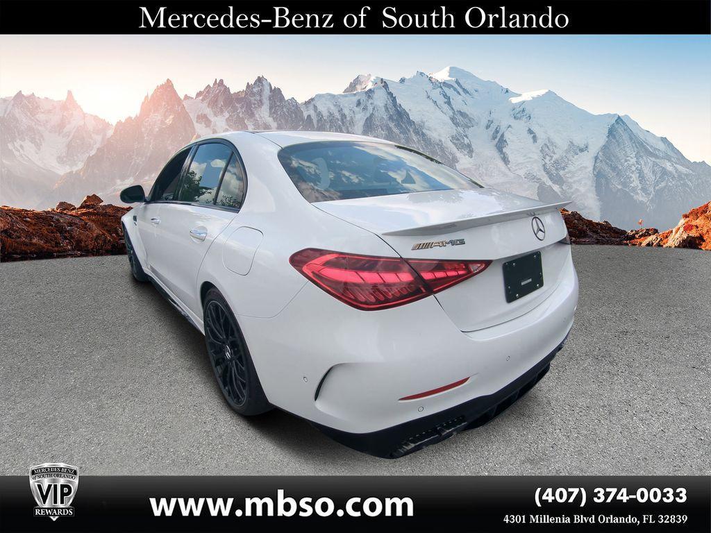 used 2025 Mercedes-Benz AMG C 63 car, priced at $77,999