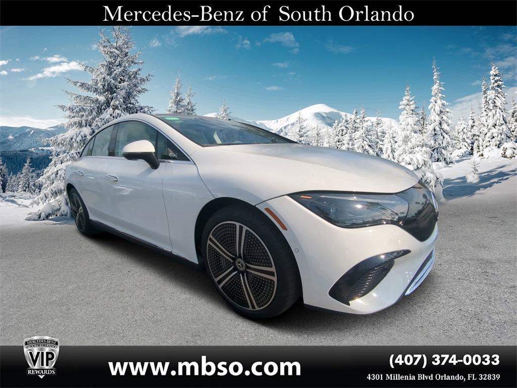 used 2024 Mercedes-Benz EQE 350 car, priced at $77,999