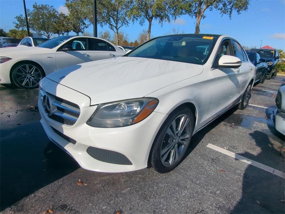 used 2017 Mercedes-Benz C-Class car, priced at $13,999