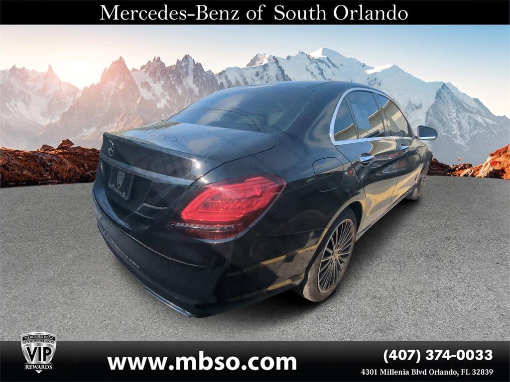 used 2021 Mercedes-Benz C-Class car, priced at $27,999