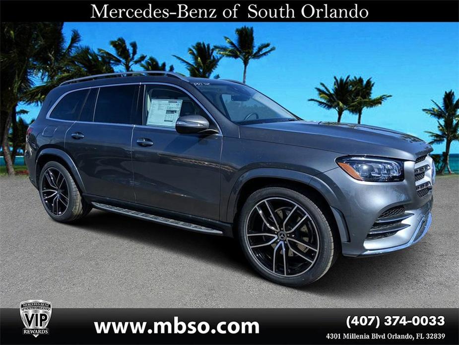 used 2021 Mercedes-Benz GLS 580 car, priced at $57,499