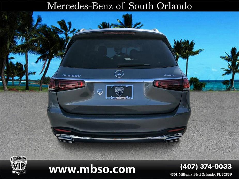 used 2021 Mercedes-Benz GLS 580 car, priced at $57,499