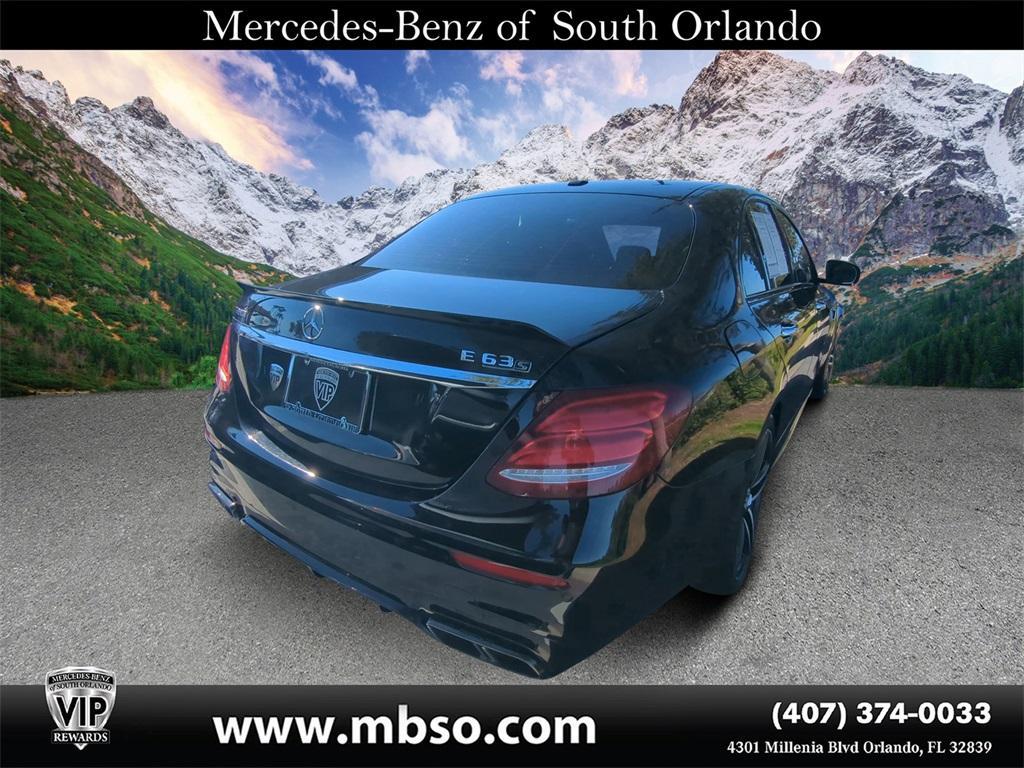 used 2018 Mercedes-Benz AMG E 63 car, priced at $55,999