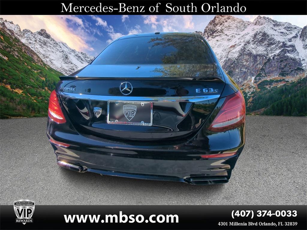 used 2018 Mercedes-Benz AMG E 63 car, priced at $55,999