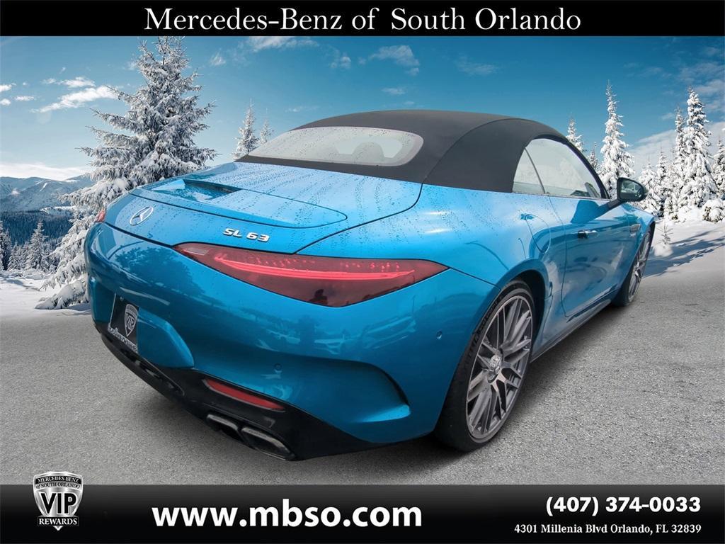 used 2023 Mercedes-Benz AMG SL 63 car, priced at $135,999