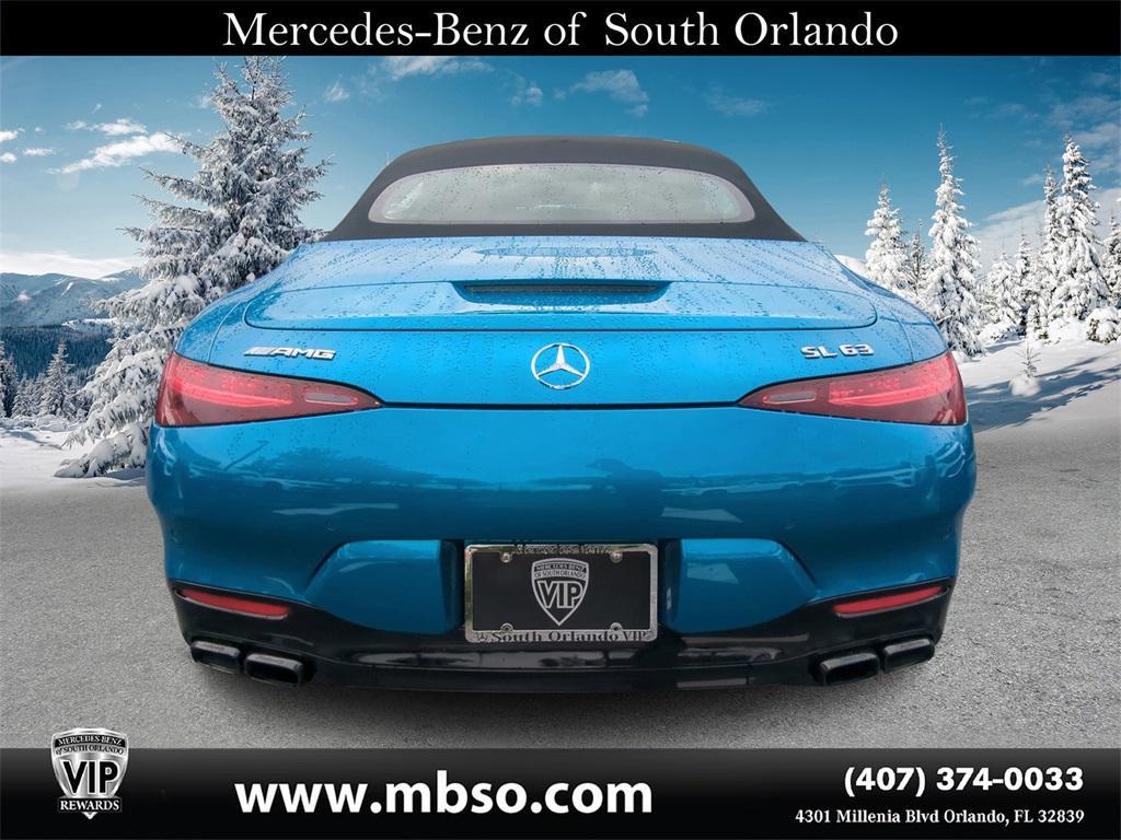 used 2023 Mercedes-Benz AMG SL 63 car, priced at $135,999