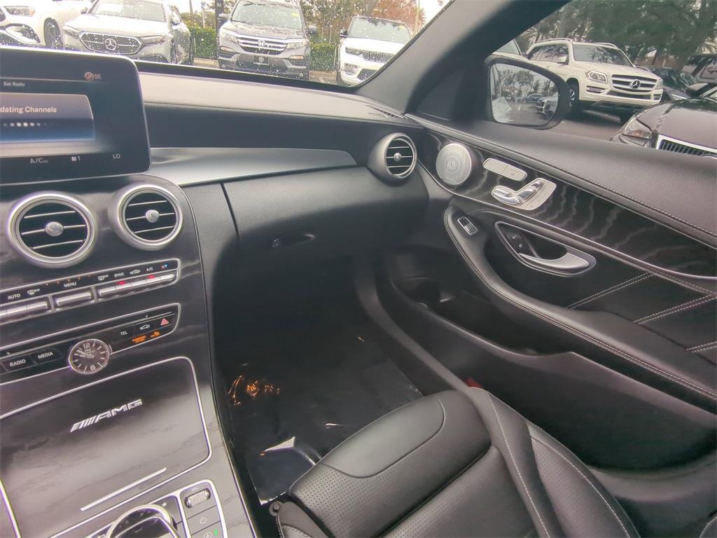 used 2017 Mercedes-Benz AMG C 63 car, priced at $33,499