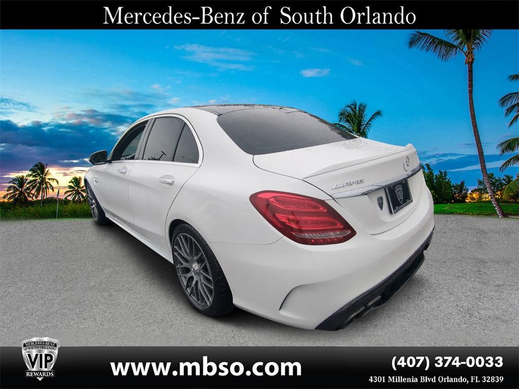 used 2017 Mercedes-Benz AMG C 63 car, priced at $33,499