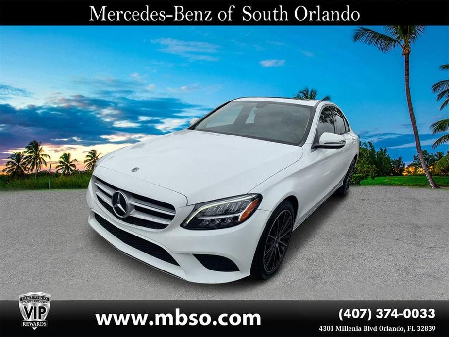 used 2021 Mercedes-Benz C-Class car, priced at $27,498