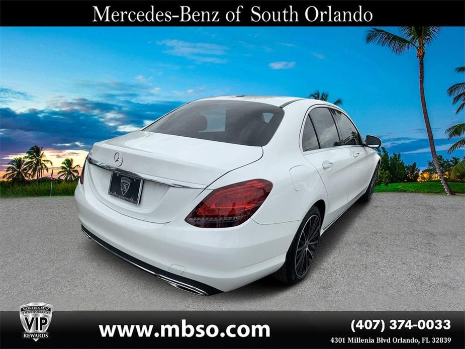 used 2021 Mercedes-Benz C-Class car, priced at $27,498