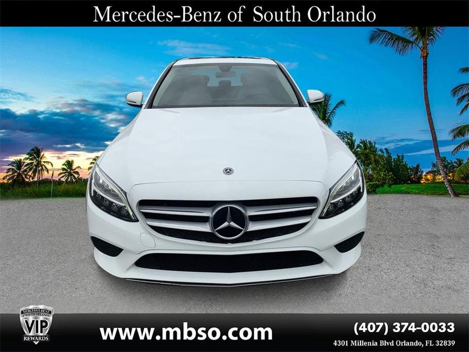 used 2021 Mercedes-Benz C-Class car, priced at $27,498