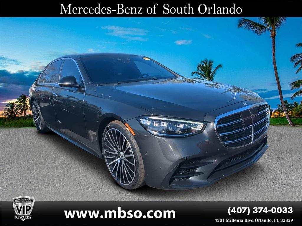 used 2021 Mercedes-Benz S-Class car, priced at $66,999