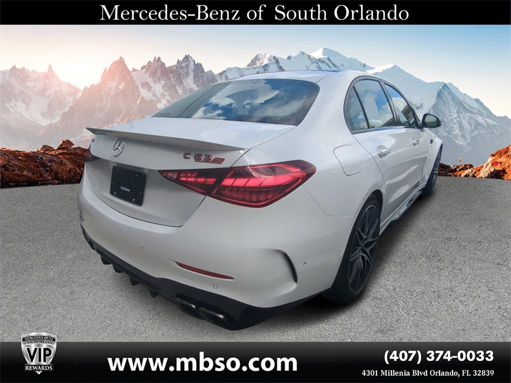 new 2024 Mercedes-Benz AMG C 63 car, priced at $95,770