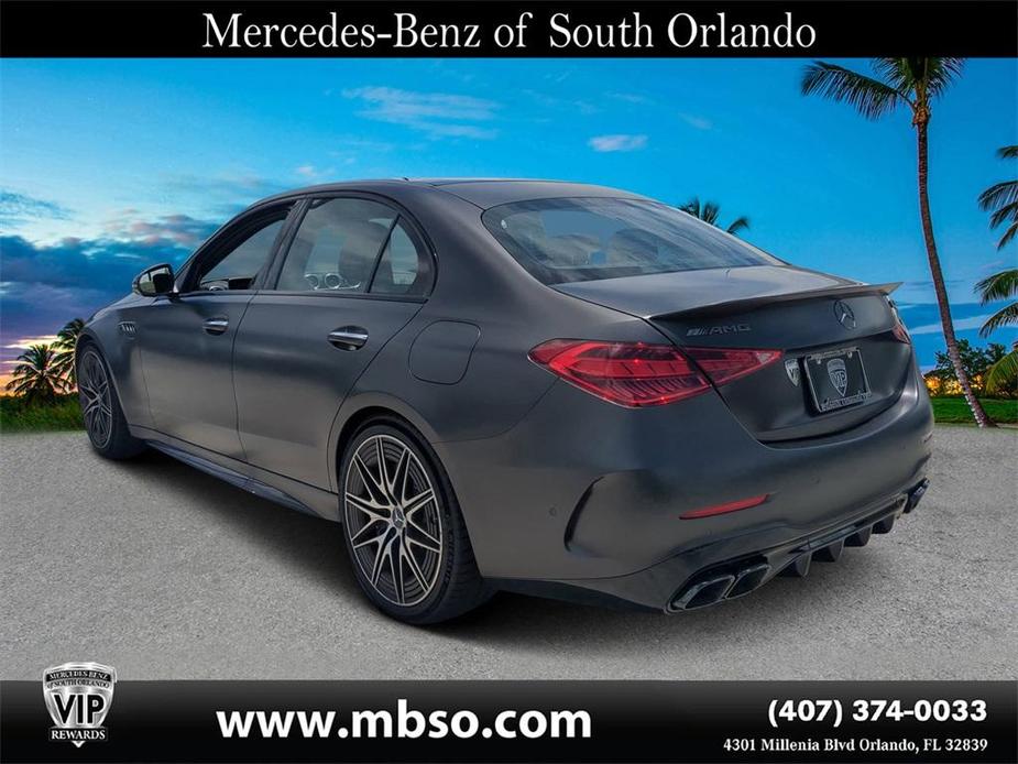 new 2024 Mercedes-Benz AMG C 63 car, priced at $98,160