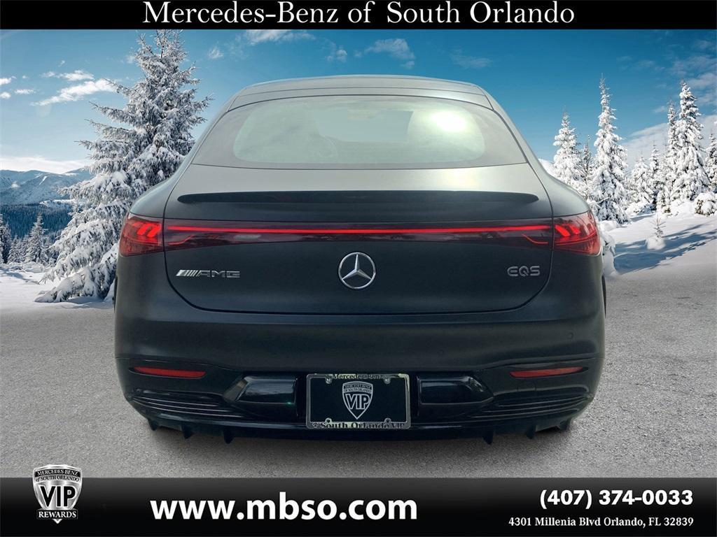 used 2024 Mercedes-Benz AMG EQS car, priced at $128,999