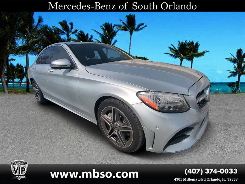 used 2021 Mercedes-Benz C-Class car, priced at $28,499