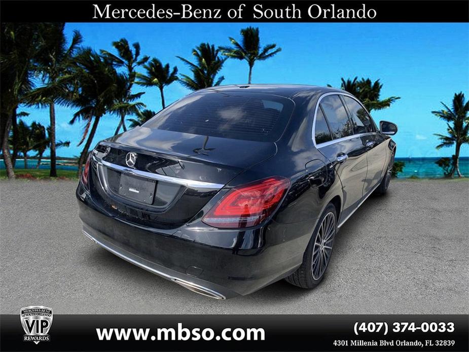 used 2021 Mercedes-Benz C-Class car, priced at $27,999